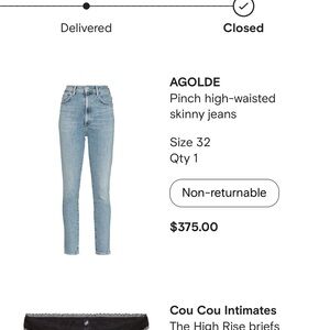 agode jeans does not fit because of pregnancy